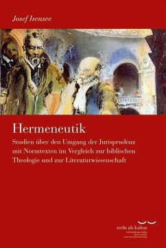 Hermeneutik - Isensee, Josef