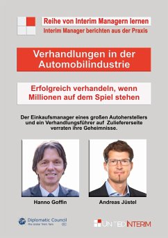 Verhandlungen in der Automobilindustrie - Goffin, Hanno; Jüstel, Andreas