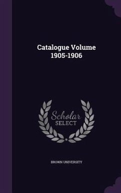 Cover Catalogue Volume 1905-1906