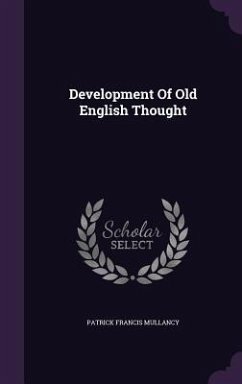 Cover Development Of Old English Thought
