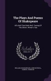 The Plays And Poems Of Shakspeare