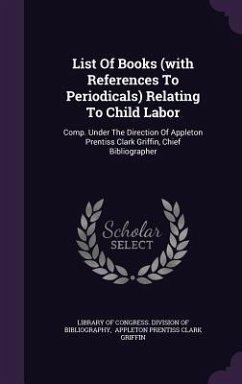 Cover List Of Books (with References To Periodicals) Relating To Child Labor