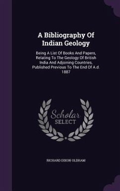 Cover A Bibliography Of Indian Geology
