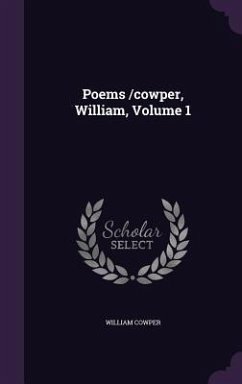 Cover Poems /cowper, William, Volume 1