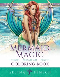 Mermaid Magic Fantasy Art Coloring Book - Fenech, Selina