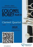 Drum (optional) part of &quote;Colonel Bogey&quote; for Clarinet Quartet (eBook, ePUB)