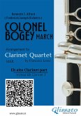 Eb Alto Clarinet part of "Colonel Bogey" for Clarinet Quartet (fixed-layout eBook, ePUB)
