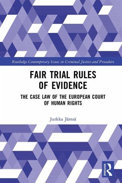 Fair Trial Rules of Evidence (eBook, PDF) - Jämsä, Jurkka