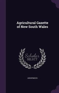 Cover Agricultural Gazette of New South Wales