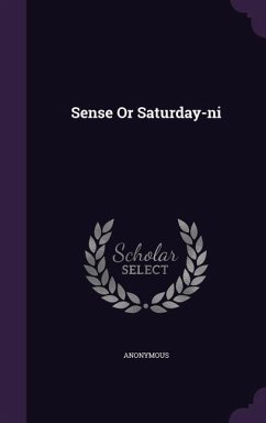 Sense Or Saturday-ni - Anonymous