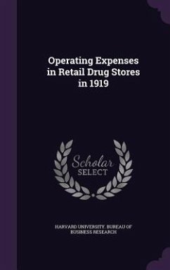 Operating Expenses in Retail Drug Stores in 1919