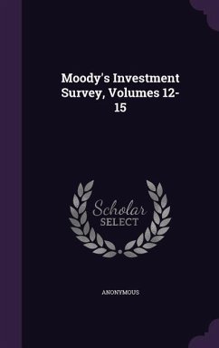 Cover Moody's Investment Survey, Volumes 12-15