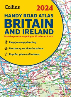 2024 Collins Handy Road Atlas Britain and Ireland: A5 Spiral - Collins Maps