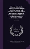 Minutes of the Right Worshipful Grand Lodge of the Most Ancient nad Honorable Fraternity of Free and Accepted Masons of Pennsylvania and Masonic Juris