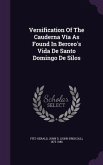 Versification Of The Cauderna Vía As Found In Berceo's Vida De Santo Domingo De Silos