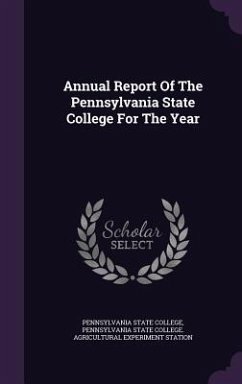 Cover Annual Report Of The Pennsylvania State College For The Year