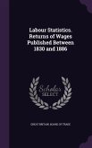 Labour Statistics. Returns of Wages Published Between 1830 and 1886