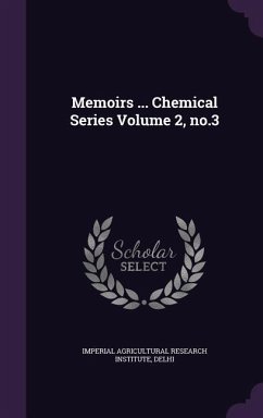 Memoirs ... Chemical Series Volume 2, no.3