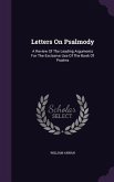 Letters On Psalmody