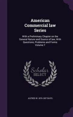 Cover American Commercial law Series