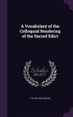 A Vocabulary of the Colloquial Rendering of the Sacred Edict