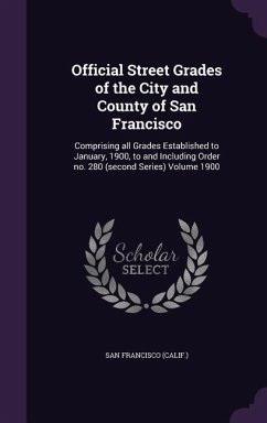 Cover Official Street Grades of the City and County of San Francisco