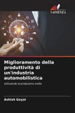 Miglioramento della produttività di un'industria automobilistica