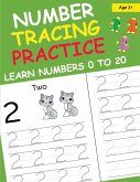 Number Tracing Practice Learn Numbers 0 to 20