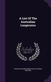 A List Of The Australian Longicorns