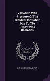 Variation With Pressure Of The Residual Ionization Due To The Penetrating Radiation