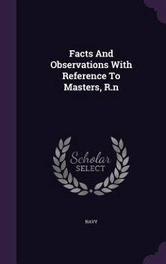 Cover Facts And Observations With Reference To Masters, R.n