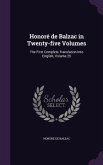 Honoré de Balzac in Twenty-five Volumes: The First Complete Translation Into English, Volume 25