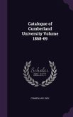 Catalogue of Cumberland University Volume 1868-69