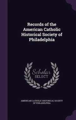 Cover Records of the American Catholic Historical Society of Philadelphia