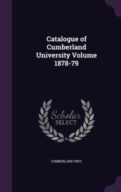 Catalogue of Cumberland University Volume 1878-79 - Univ, Cumberland