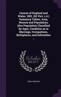 Census of England and Wales. 1901. (63 Vict. c.4.) Summary Tables. Area, Houses and Population; Also Population Classified by Ages, Condition as to Marriage, Occupations, Birthplaces, and Infirmities .. - Britain, Great