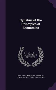 Cover Syllabus of the Principles of Economics