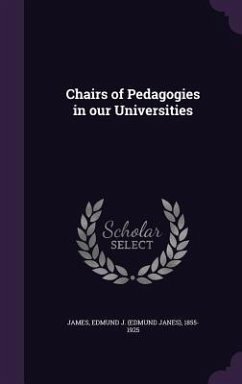 Cover Chairs of Pedagogies in our Universities