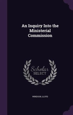Cover An Inquiry Into the Ministerial Commission