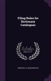 Filing Rules for Dictionary Catalogues