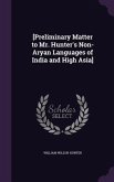 [Preliminary Matter to Mr. Hunter's Non-Aryan Languages of India and High Asia]