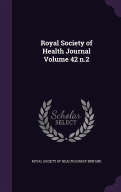 Cover Royal Society of Health Journal Volume 42 n.2