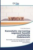 Konnotativ ma'noning segment fonetik vositalarda ifodalanishi