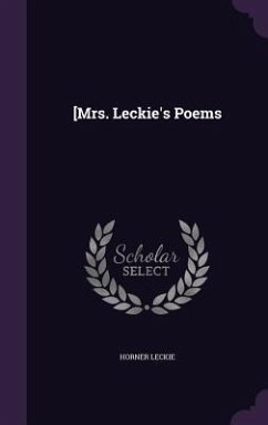 Cover [Mrs. Leckie's Poems