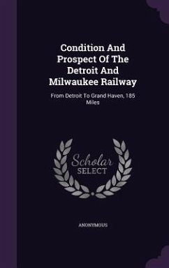 Condition And Prospect Of The Detroit And Milwaukee Railway: From Detroit To Grand Haven, 185 Miles - Anonymous