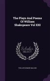 The Plays And Poems Of William Shakspeare Vol XXI