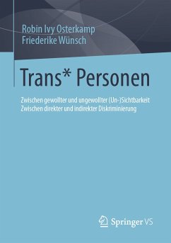 Trans* Personen (eBook, PDF) - Osterkamp, Robin Ivy; Wünsch, Friederike