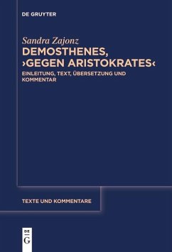 Cover Demosthenes, >Gegen Aristokrates< (eBook, PDF)