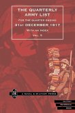 QUARTERLY ARMY LIST FOR THE QUARTER ENDING 31st DECEMBER 1917 Volume 5