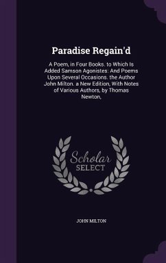 Paradise Regain'd - Milton, John